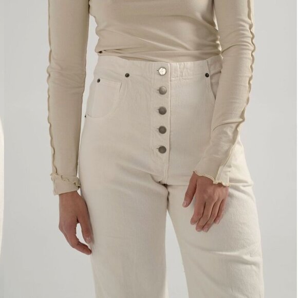 Rachel Comey The Elkin Pant Off White Size 0 - Picture 15 of 15